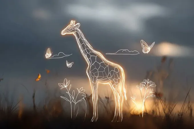 极简儿童绘画风格