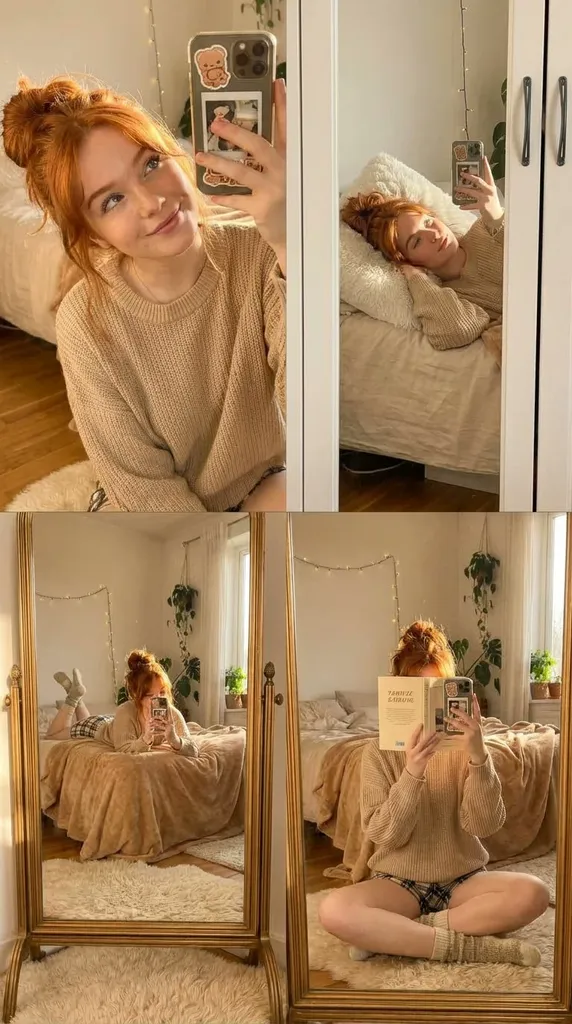一组由四幅画面组成的精美照片拼贴