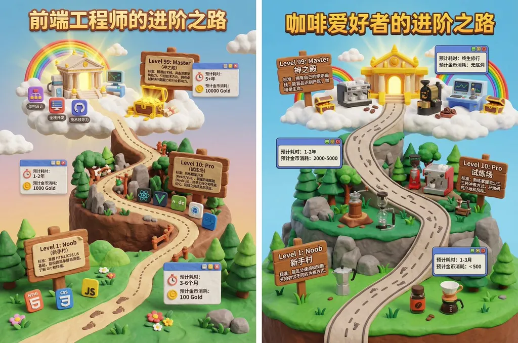 一张3D游戏关卡地图海报